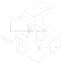 Part Location Diagram of 186190GS Generac INSLTN, CORNER POST LH